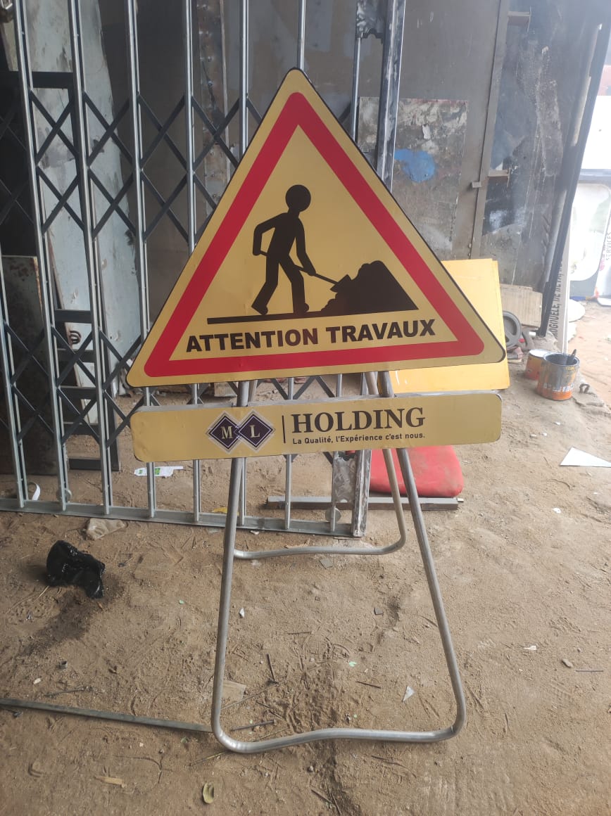 Balisage de chantier avant déploiement